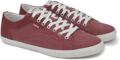 

Levi's Woods Sneakers For Men, Dark bordeoux