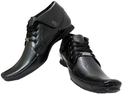 

Elvace 9007 Lace Up Shoes For Men(Black, 9007;black