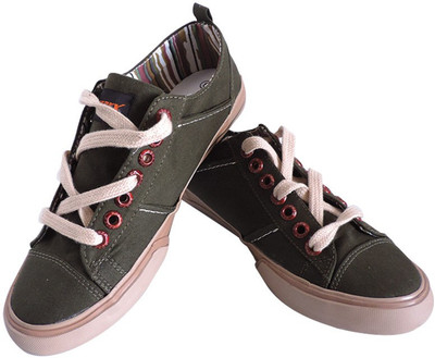 

Sparx Stylish Olive Canvas Shoes For Men(Green)
