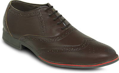 

Get Glamr Designer Brogues Corporate Casuals For Men(Brown