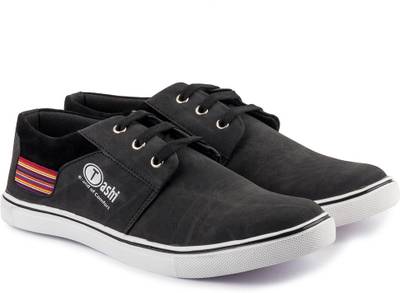 Tashi Trendy Denim Black Sneakers Sneakers
