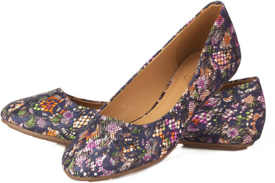 

Vero Couture Meshy Floral Bellies For Women(Blue
