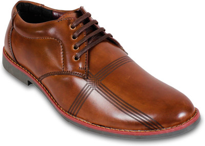 Adreno Lace Up Shoes For Men(Brown