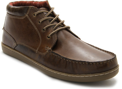 

Red Tape Men Genuine Leather Boots For Men(Brown