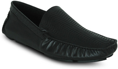 

Get Glamr PERFORATED SLIP ONS Slip On For Men(Black)