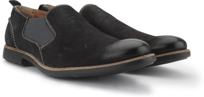 

Ruosh Men Genuine Leather Corporate Casuals For Men(Black)