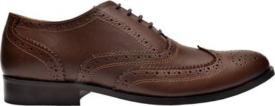 Hirel's Mens Leather Brogues Lace Up Shoes