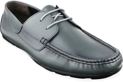 

Escaro Leather Casuals For Men(Grey