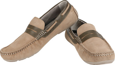 

R Maurya Solid Make Loafers For Men(Beige