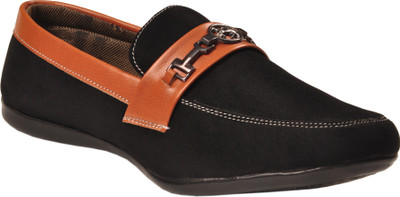 

Shoe Striker Black Loafers For Men(Black