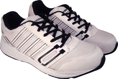 action Synergy 7148 Black/White Sports Walking Shoes For Men(White, Black , 10 UK/India)