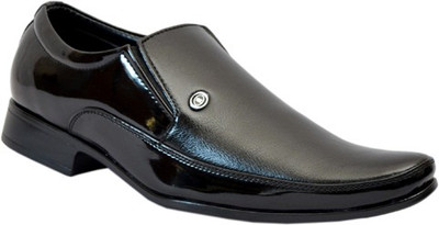 

Cooper England Black Slip On Shoes For Men(Black