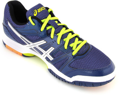 

Asics Gel-Rocket  Men Multi Court Shoes For Men(Navy, White, Yellow, Navy/white/lime