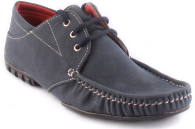 

Zapatoz Blue Thunder Derby Casual Shoes For Men(Blue