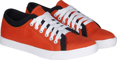 

Kraasa Casual Shoes Sneakers For Men(Orange