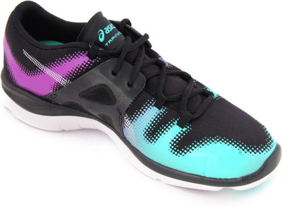 

Asics GEL-FIT VIDA Running Shoe For Women(Black, Black/silver/aqua mint