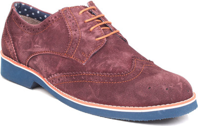

TAG-7 Lace Up Outdoors For Men(Burgundy, Cherry