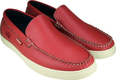 

Flying Machine Loafers For Men(Red