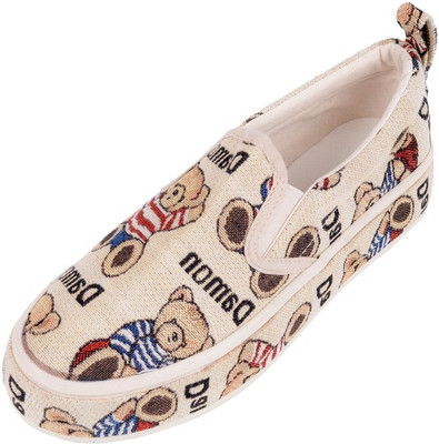 

Berry Purple Casuals For Women(Beige