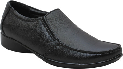 

Leather King Slip On Shoes For Men(Black)