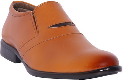 

Leather Chief Slip On For Men(Tan)