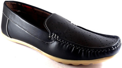 AERO MODA Loafers For Men(Black