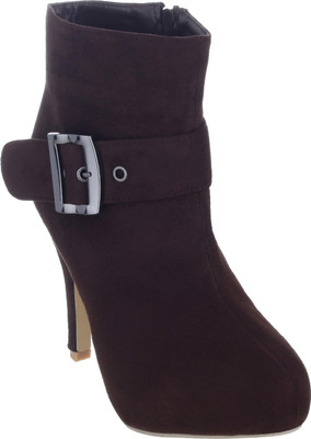 

Shuz Touch Boots For Women(Maroon, Brown