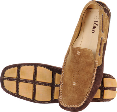 

tZaro Driving Shoes For Men(Tan