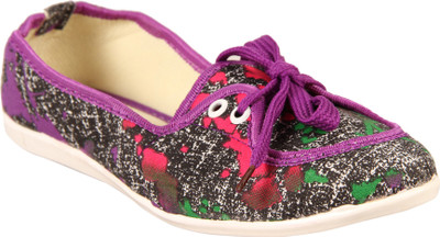 

Azores Canvas Shoes For Women(Purple)