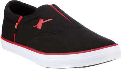 

Sparx Stylish Black & Red Canvas Shoes For Men(Black