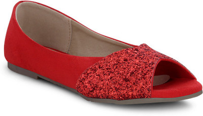 

Get Glamr Sparked Bellies For Women(Red