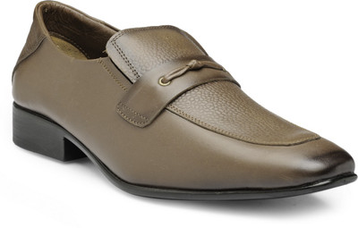 

Teakwood Slip On Loafers For Men(Tan
