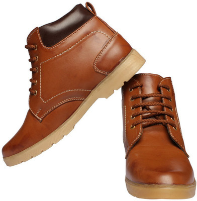 

Footrest Boots For Men(Brown