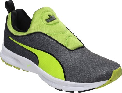 

Puma EF Cushion Slipon Running Shoes For Men(Green, Grey