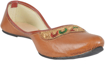 

DFR Light Brown Jutti for Women Jutis For Women(Brown, 03 brown