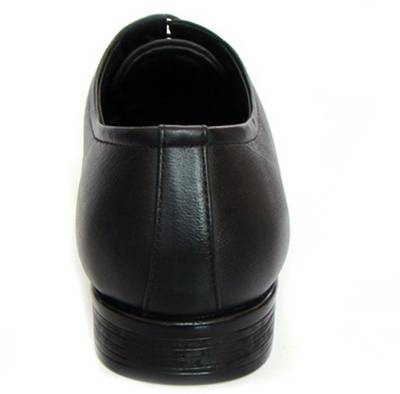 ASM Black Leather Oxford Shoes Lace Up