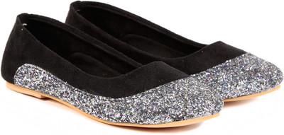 

TEN Black Mesh/Fabric Bellies For Women(Black)