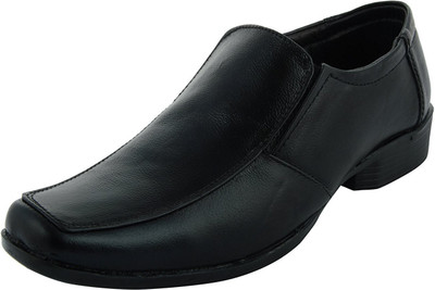

LeatherKraft Slip On For Men(Black