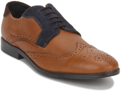 

Arden Oliver Tritone Derby Lace Up For Men(Tan, Blue, Brown
