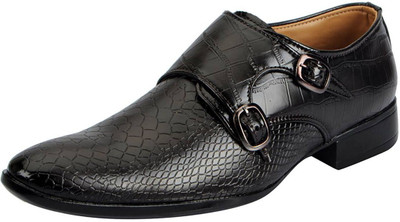 

FAUSTO Monk Strap For Men(Brown