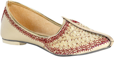 

Panahi Marron Cream jutis Mojaris For Men(Maroon