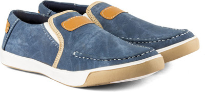 

Golden Sparrow Slip On Sneakers For Men(Multicolor), Blue