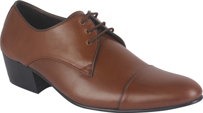 

Shoe Bazar Oxfords Lace Up Shoes For Men(Tan