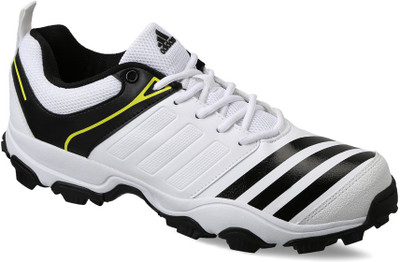 

ADIDAS 22 YDS TRAINER16 Cricket Shoes For Men(White, Black, Yellow, White/black/schock yellow