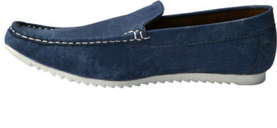 

Molessi Denim Blue Loafers For Men(Blue, 02;blue