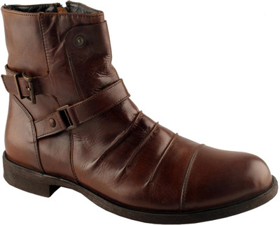 

Salt N Pepper 10-488 Brown Boots For Men(Brown)