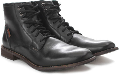 

Levi's Soldier boy Men Boots For Men(Black