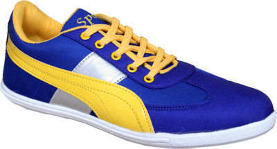 Sukun PP_783_BLY Casual Shoes For Men(Blue, Yellow) available at flipkart for Rs.399