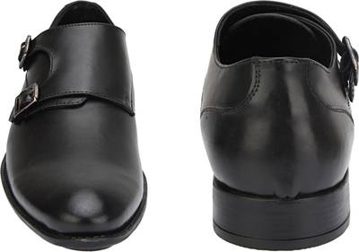 Brigit Business Shoes Black Monk Strap