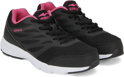 

Erke Running Shoes For Women(Black, Black/rose